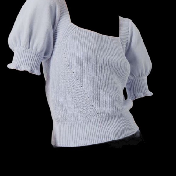 Short Sleeve Sweater Top - Picture 3 of 4